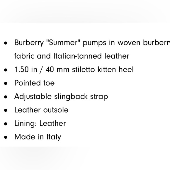 Burberry sling-backs - Picture 7 of 7